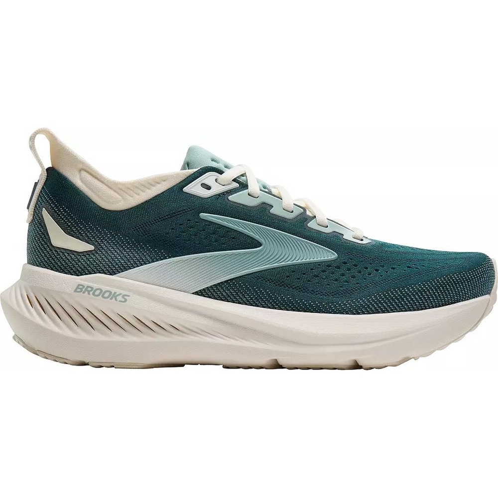 Brooks Mens Glycerin 23 Running Shoes Atlantic Deep GreyMist Coconut Size 12 NEW